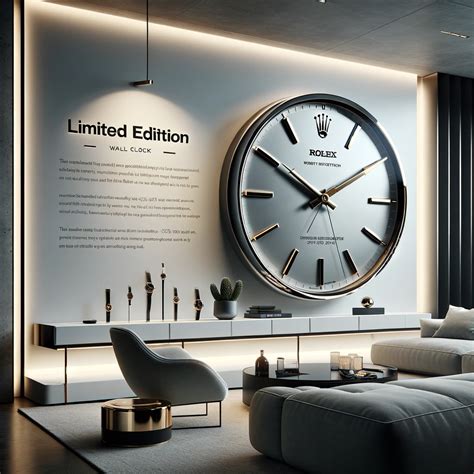 rolex promotional clock|original Rolex wall clock.